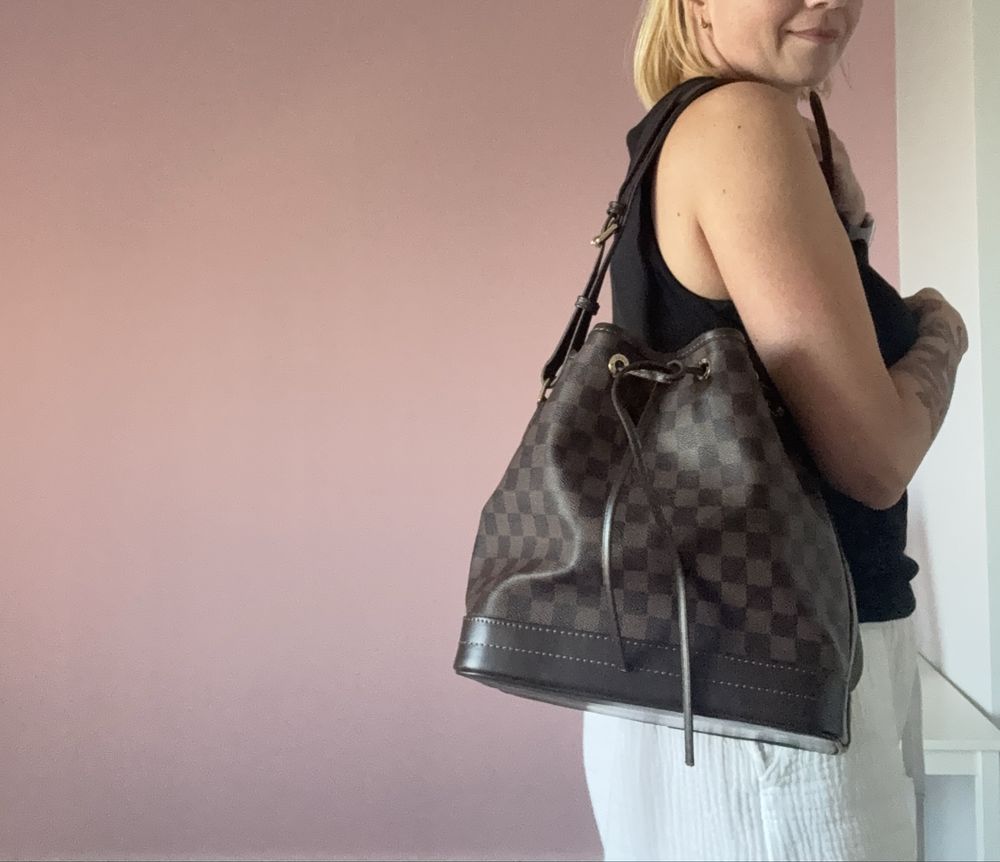 Torebka Louis Vuitton worek brązowa krata