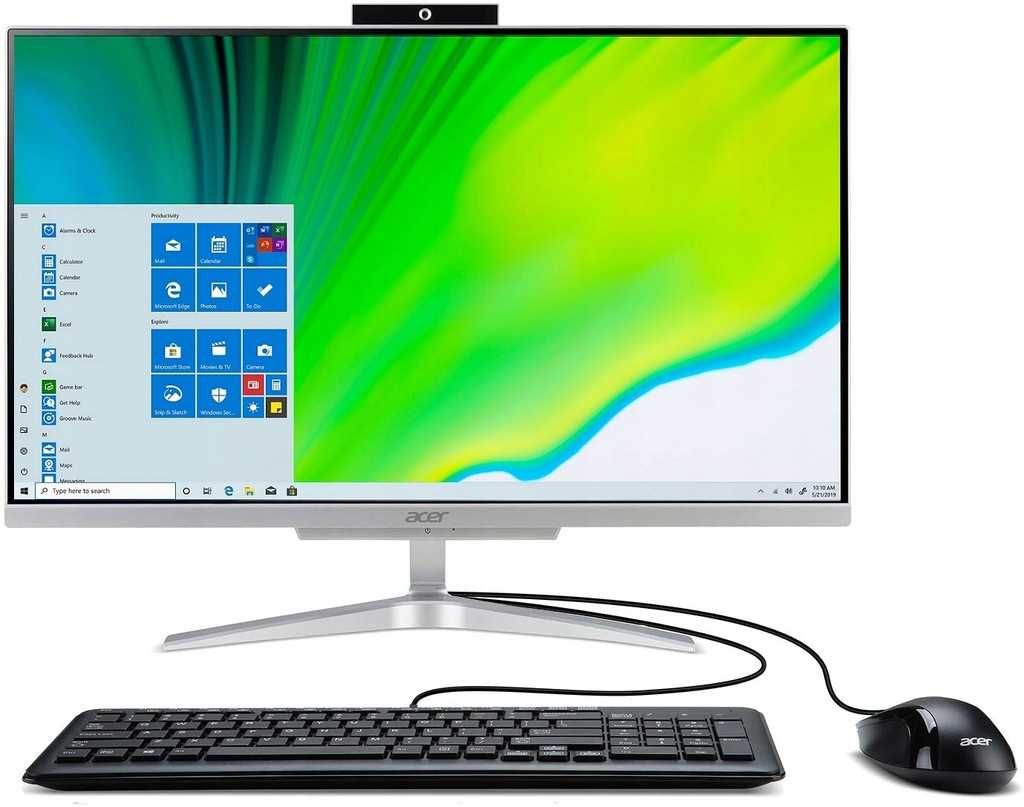 AiO Acer Aspire C22 21,5 J5040 8GB SSD256 Win11 + komplet akcesorii
