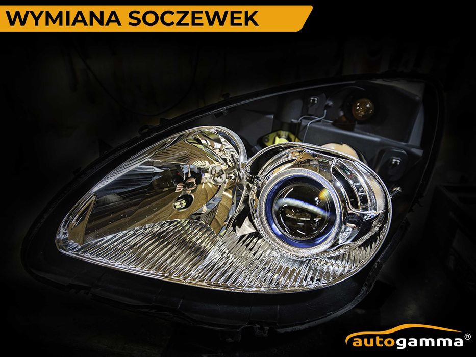 Montaż soczewek BiLED i Laser do lamp oraz Regeneracja Reflektorów