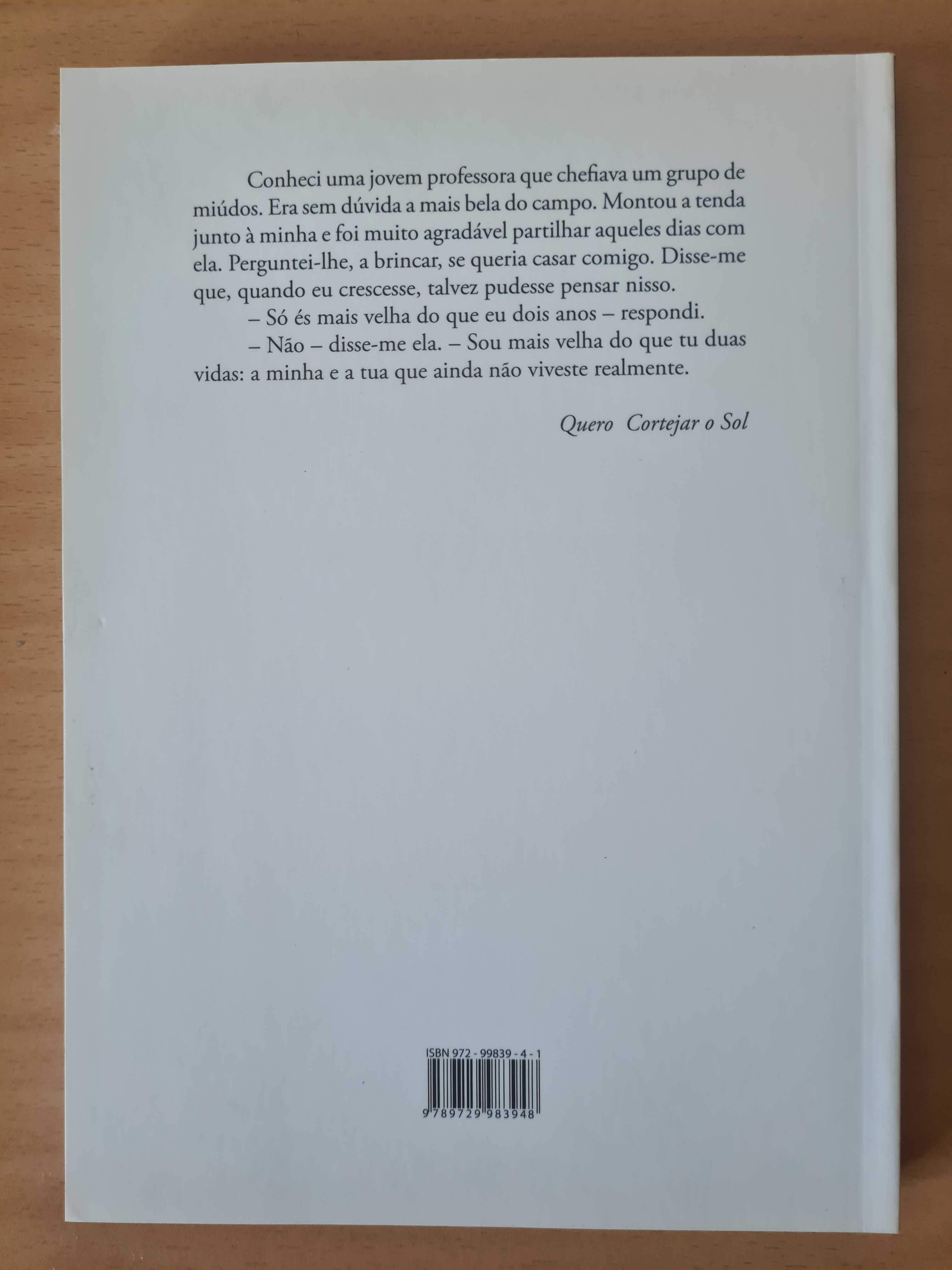 Livro "Quero Cortejar o Sol" de José Leon Machado
