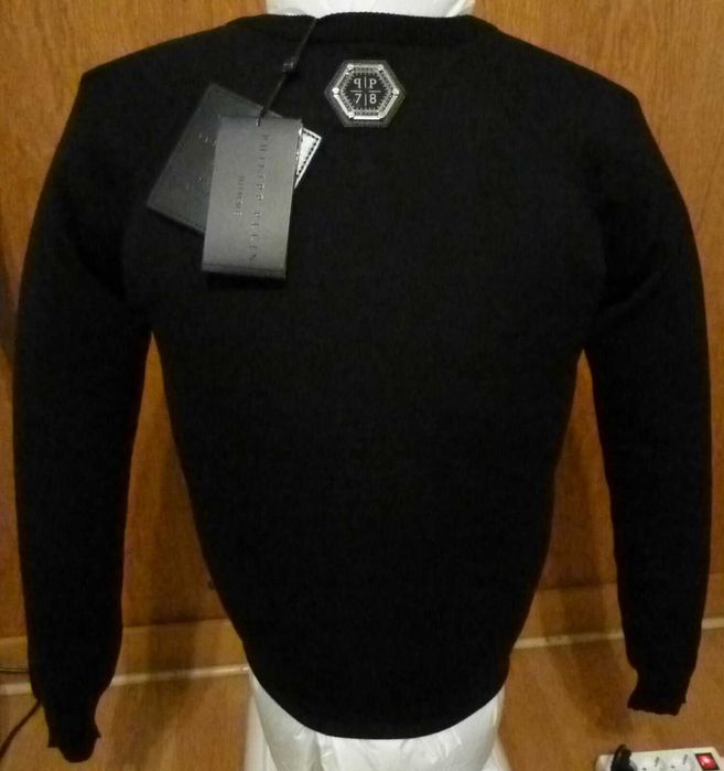 Malhas de lã italianas Philipp Plein M e L