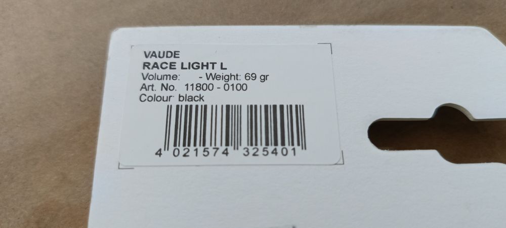 Torebka podsiodłowa Vaude Race Light. Rozmiar L.