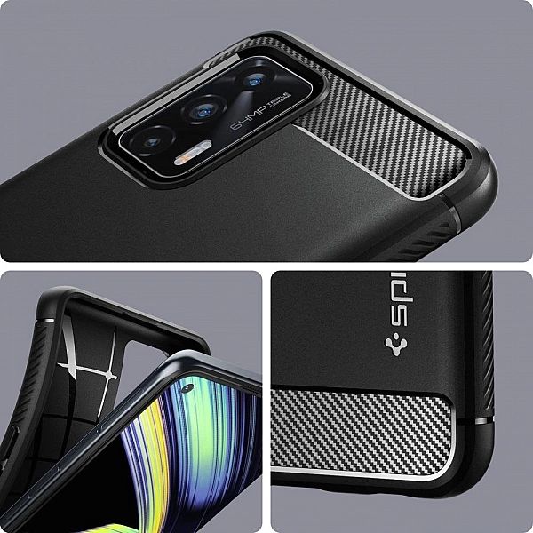 Etui Spigen Rugged Armor do Realme Gt 5g Matte Black