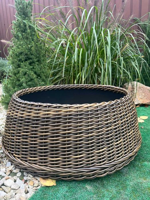 Кошик під ялинку,юбка под елку,плетеная корзина под елку