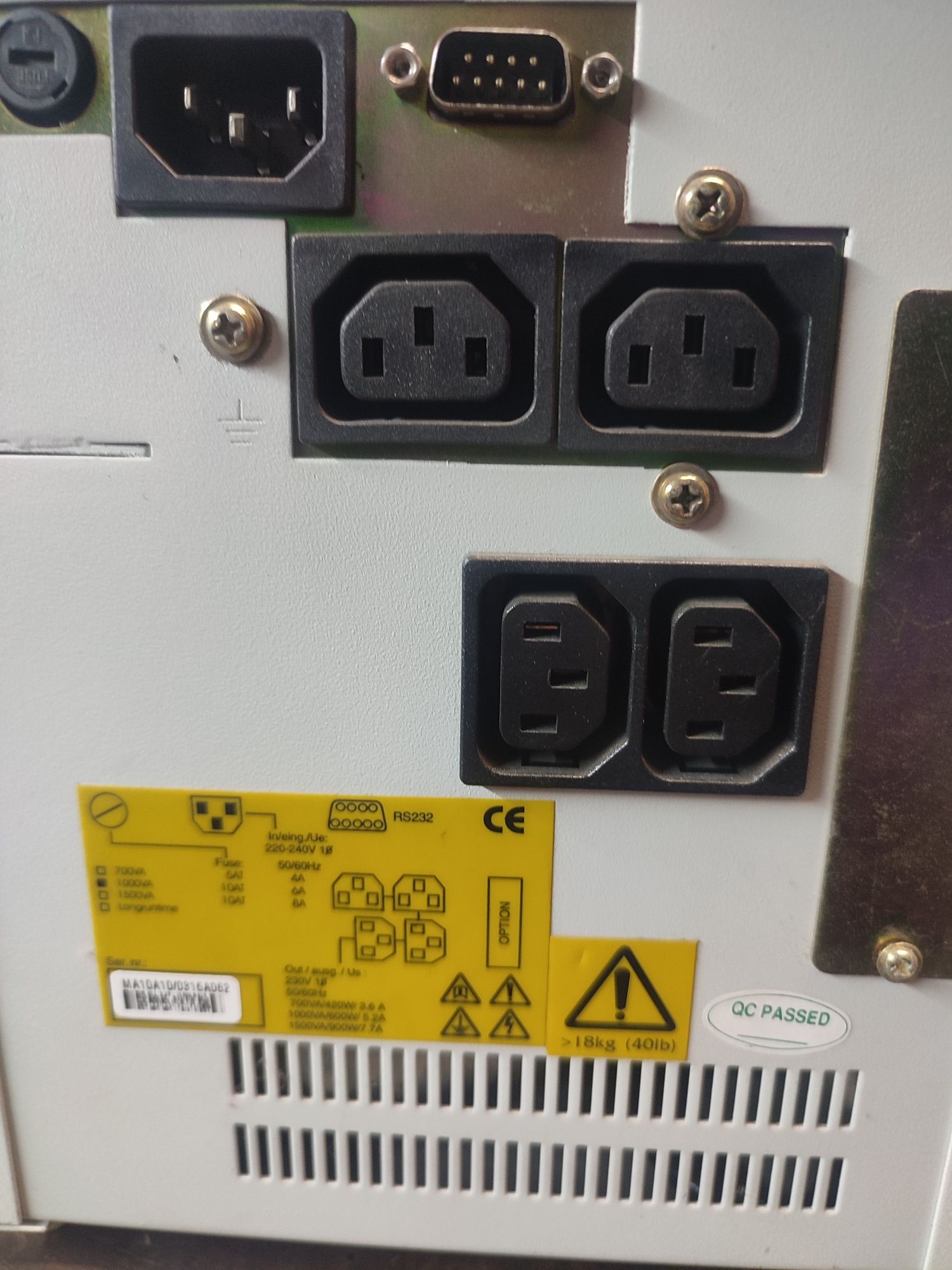 Безперебійник General Electric Match 1000ВА