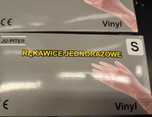 Rękawiczki jednorazowe XL , do prac dom.,vinylowel 100 szt ,po termini