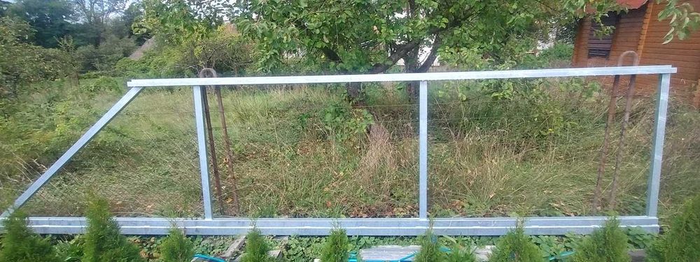 Brama przesuwna 4m prawa ocynk