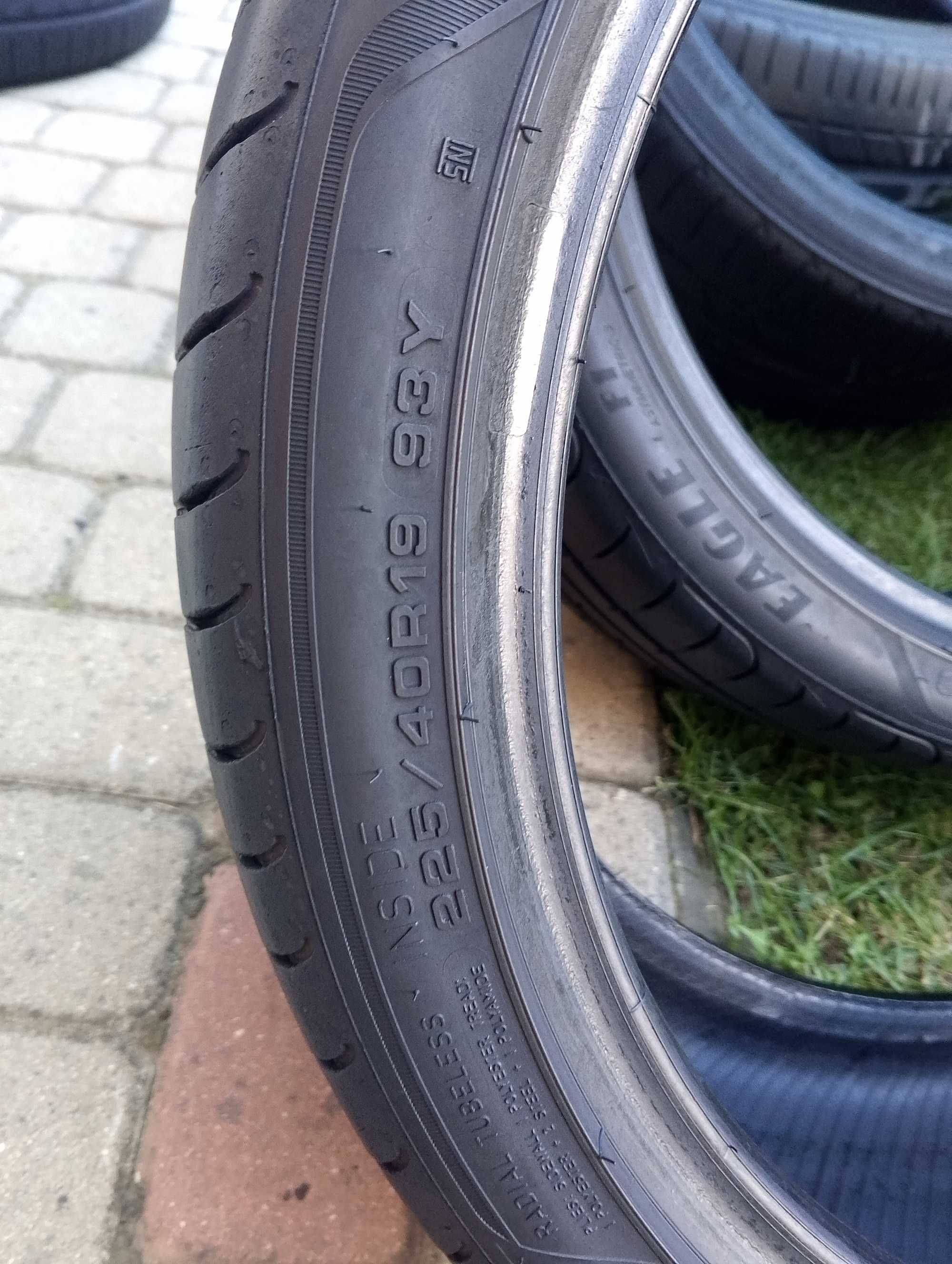 opony 2szt.225/40/19 93 Y  Goodyear Eagle F 1  rok 2021