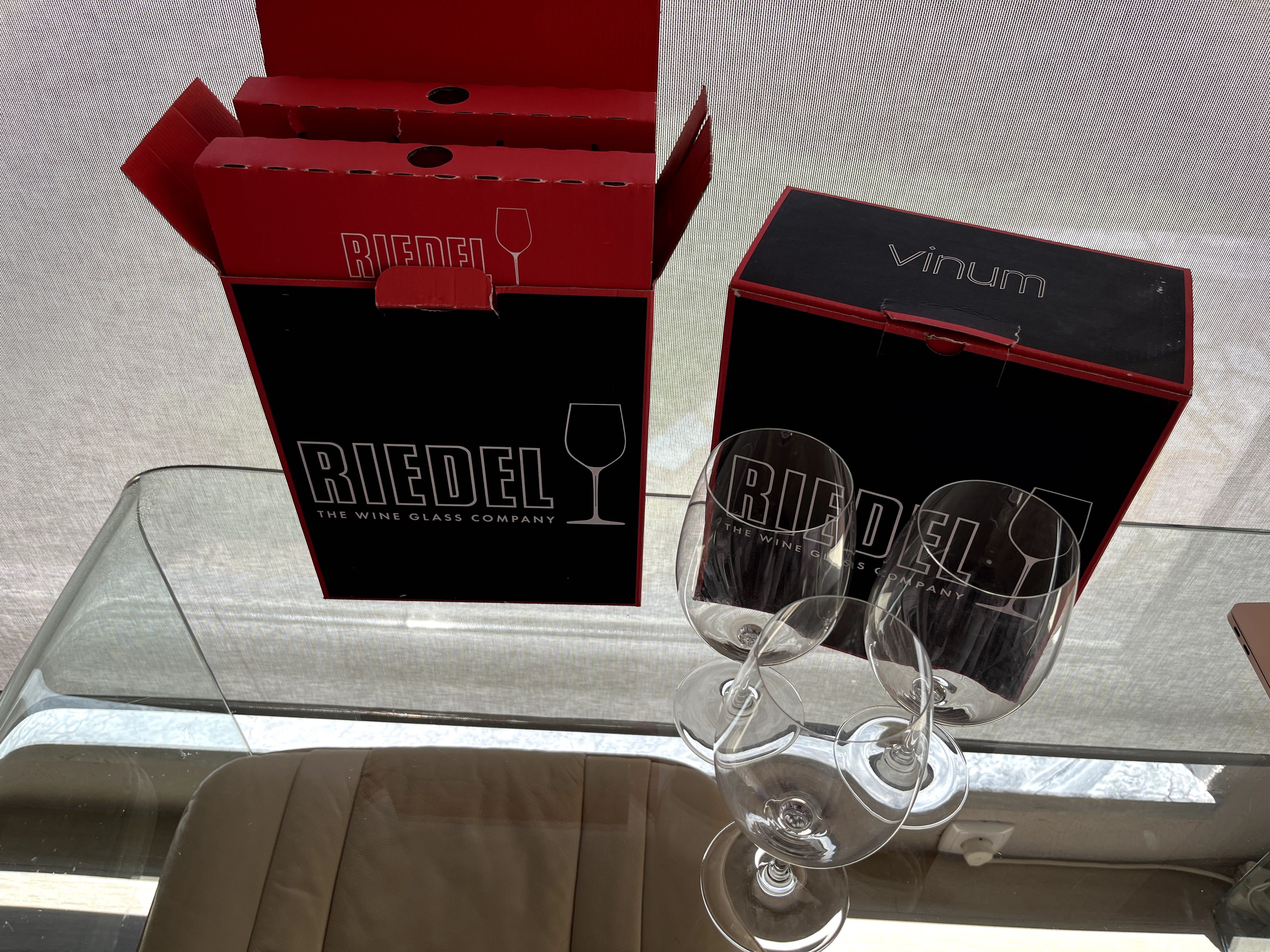 Copos de cristal Riedel