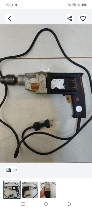 Б/У Дрель ударная Sparky BUR2 160E