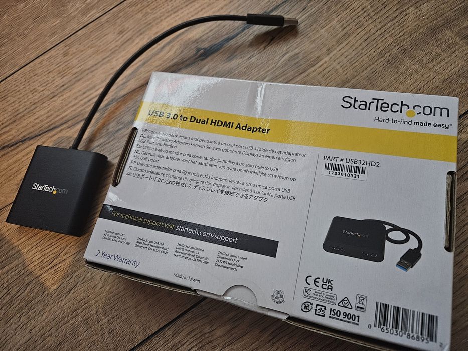 Adapter USB 3.0 to Dual HDMI 4K