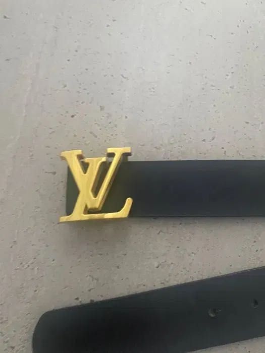 Pasek czarny Louis Vuitton