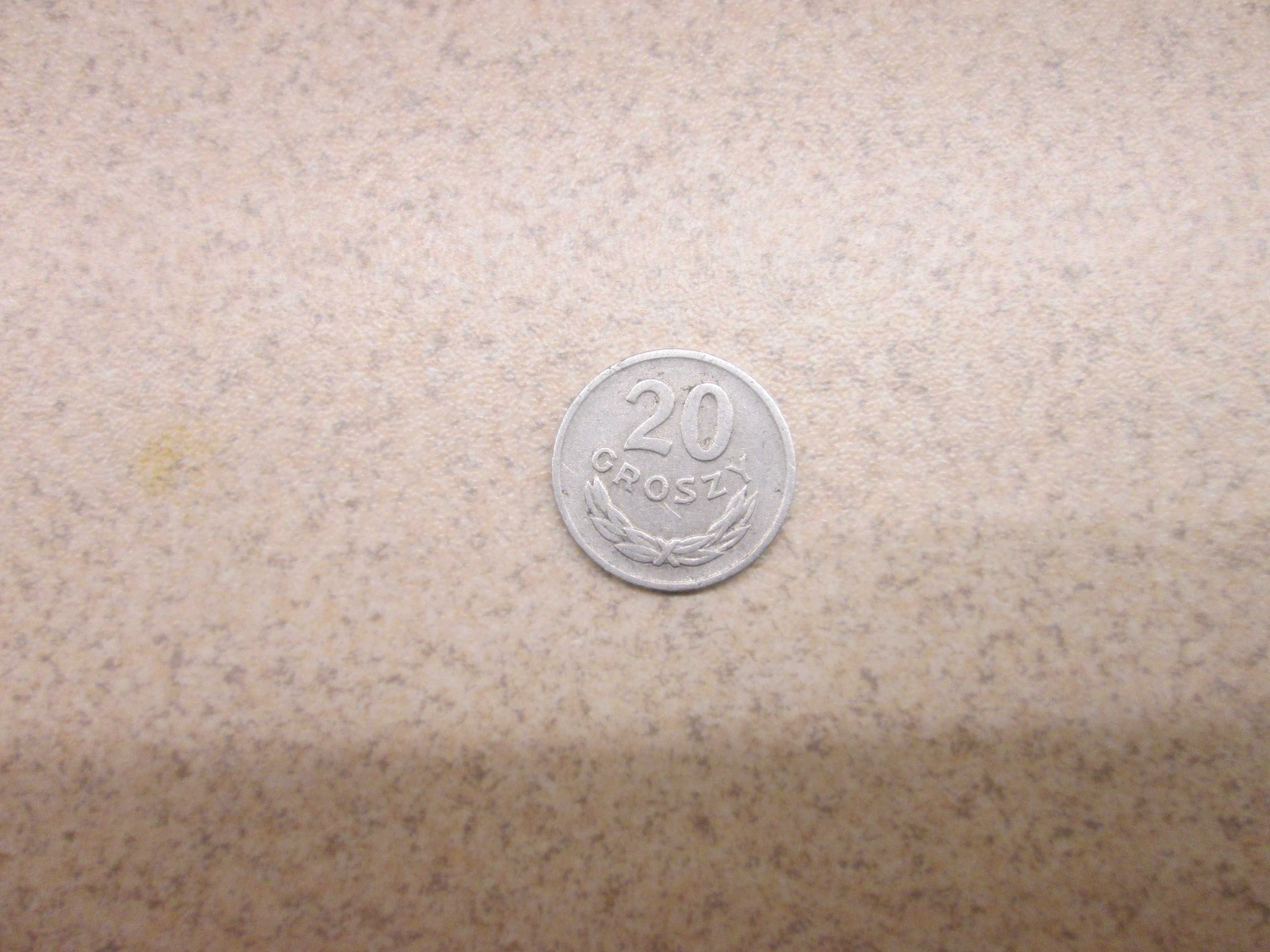 Moneta 20 groszy z roku 1963 OB033
