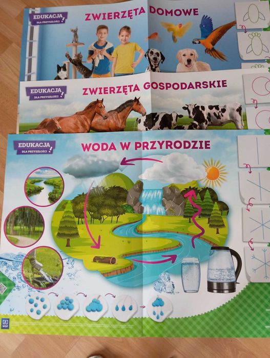 Plansze demonstracyjne "Kocham przedszkole" pomoce dydaktyczne