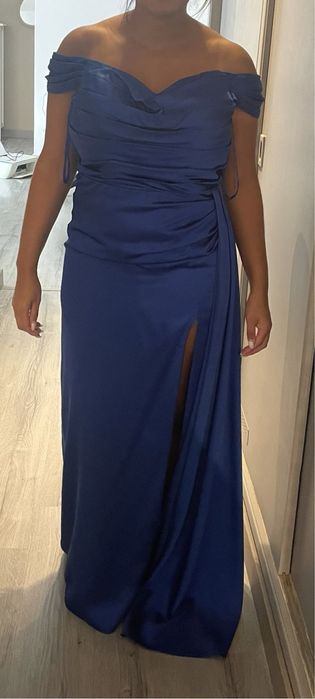 Vestido azul royal