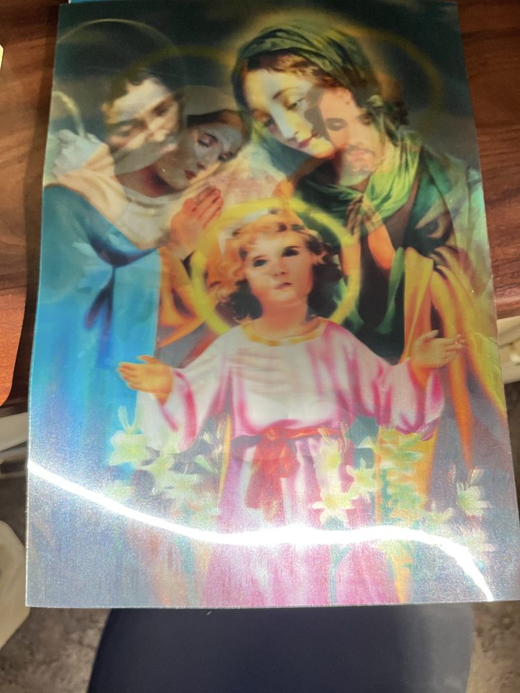 Unikatowy obrazek religijny 3D