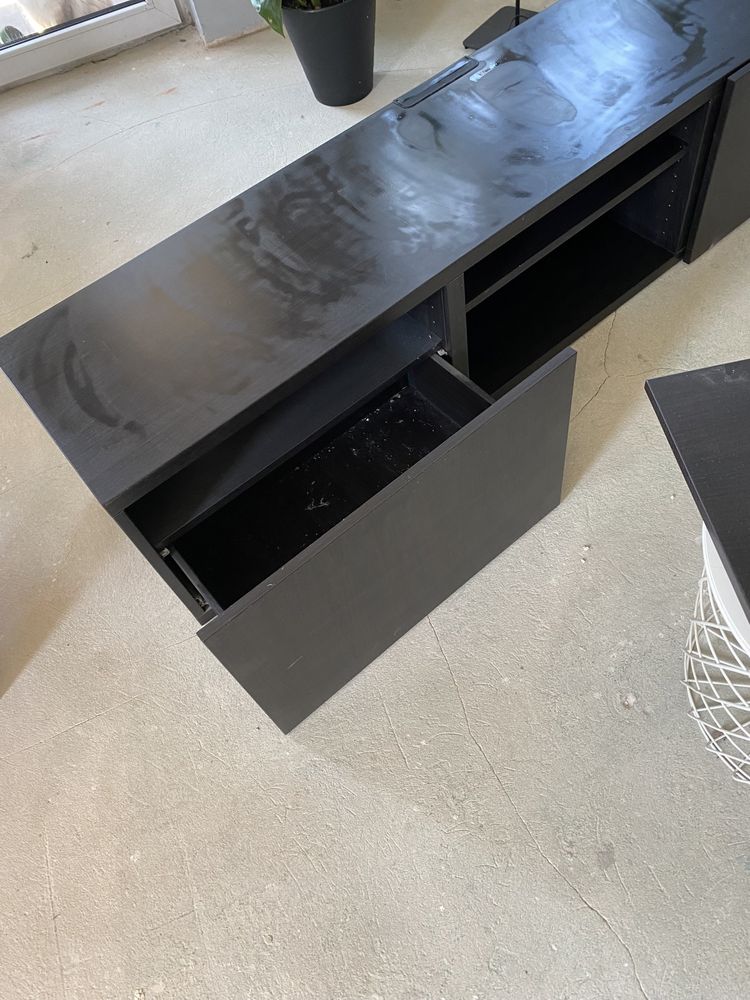 Szafka rtv ikea czarnybraz