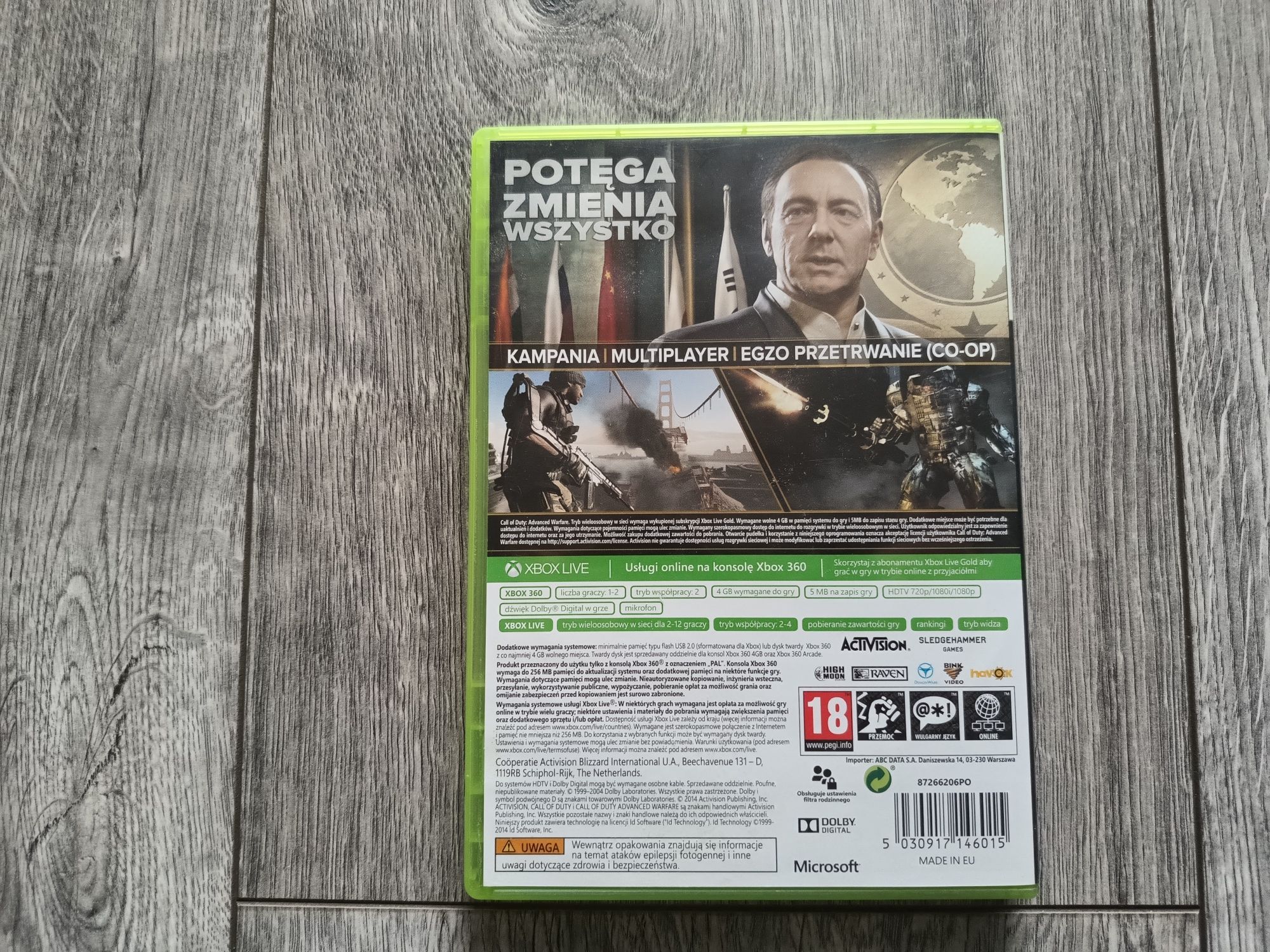 Gra Xbox 360 Call Of Duty Advanced Warfare - Polska wersja