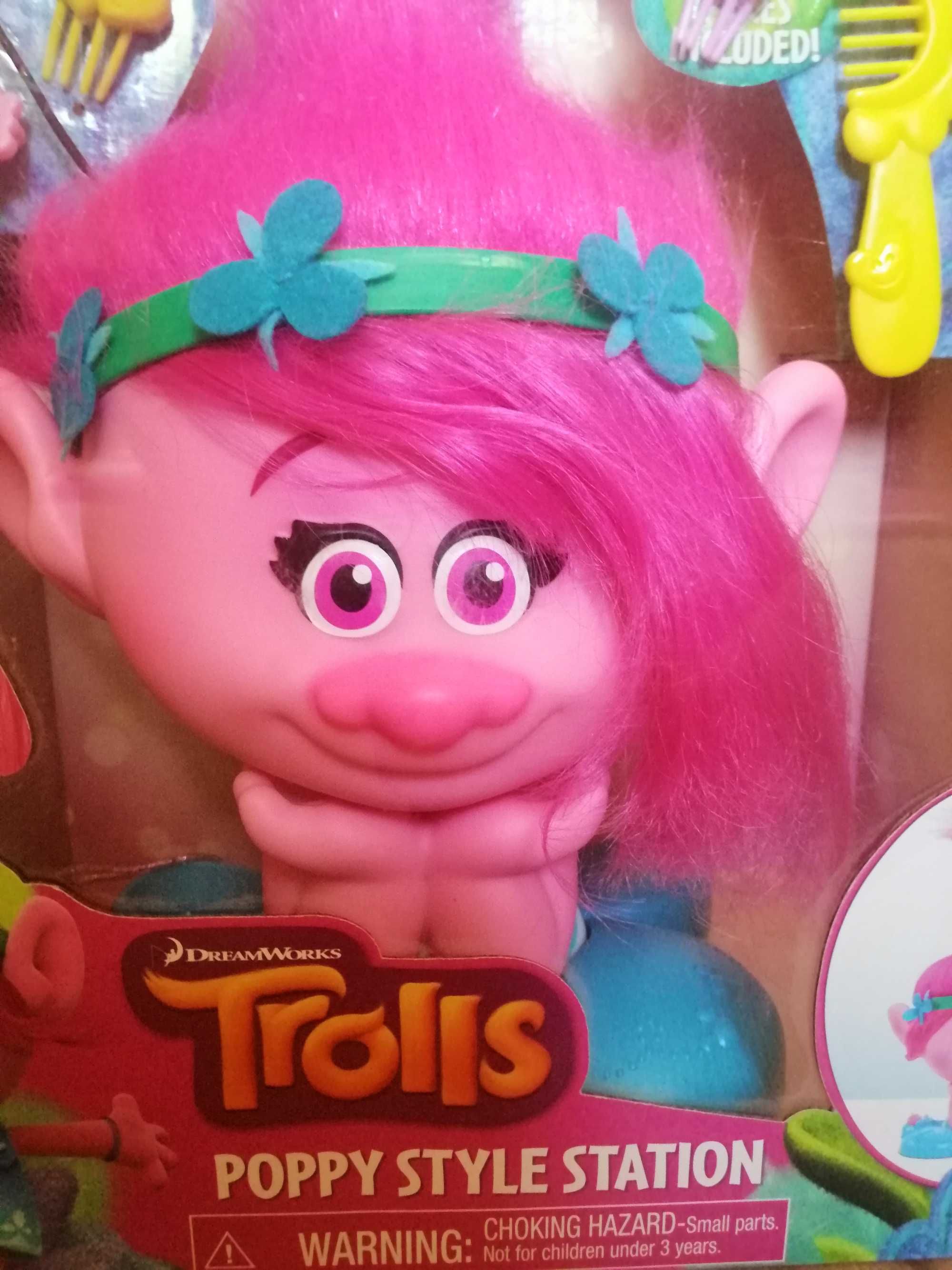 Poppy - nowa Głowa do czesania, stylizacji, trolle