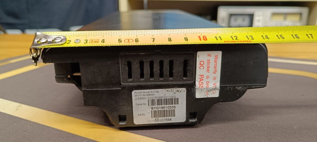 Батарея з електровелосипеда-BATAUS 36V -11Ah