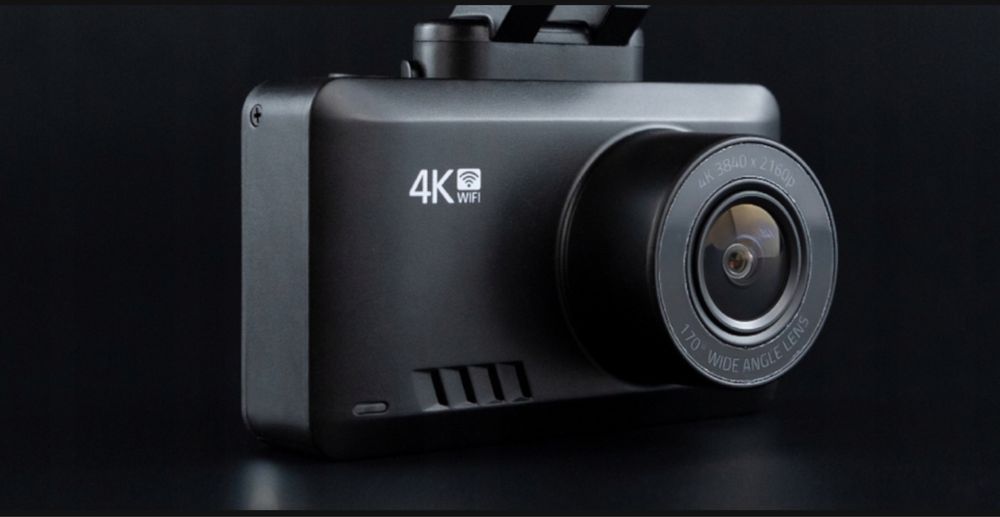 Wideorejestrator 4k ultra HD Kamera przód tył GPS WIFIwyświetlacz 2,45
