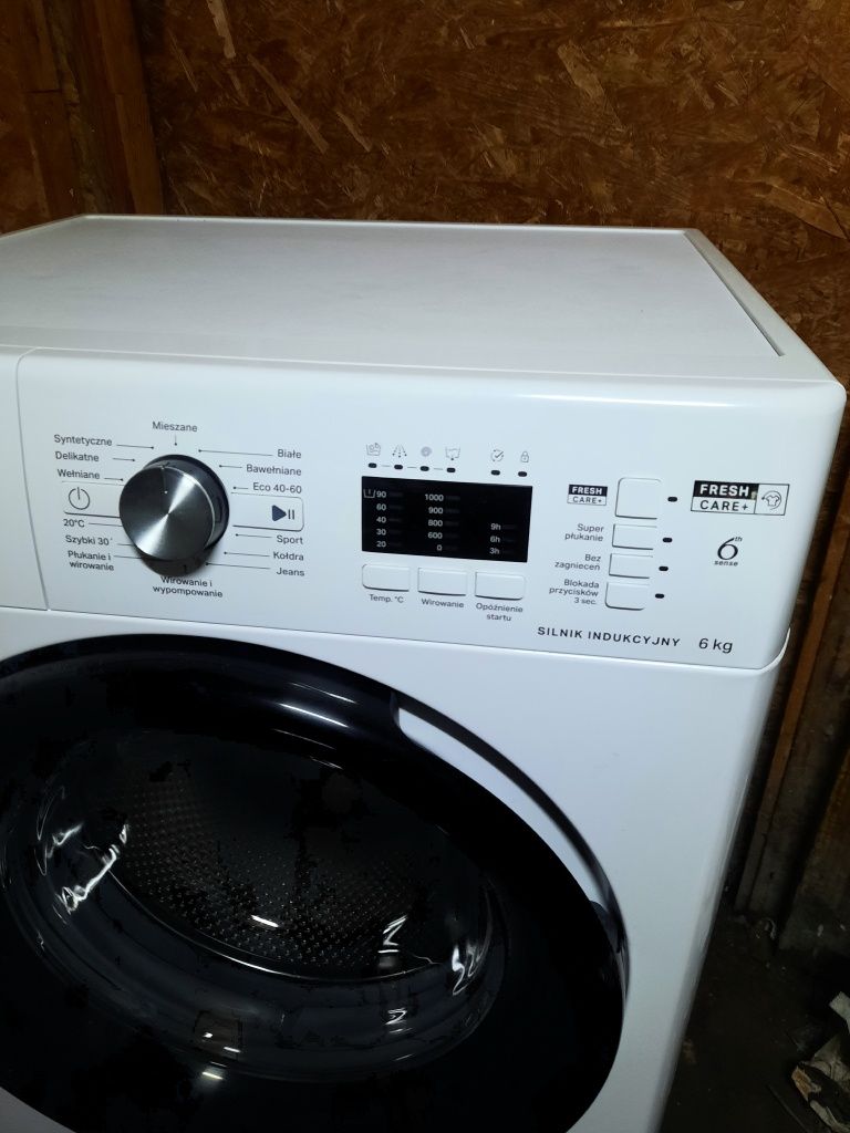 pralka WHIRLPOOL 6 KG slim 40 cm  A++jak NOWA transport