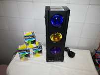 eurolite lo-3 (orgão de luzes em caixa de metal)