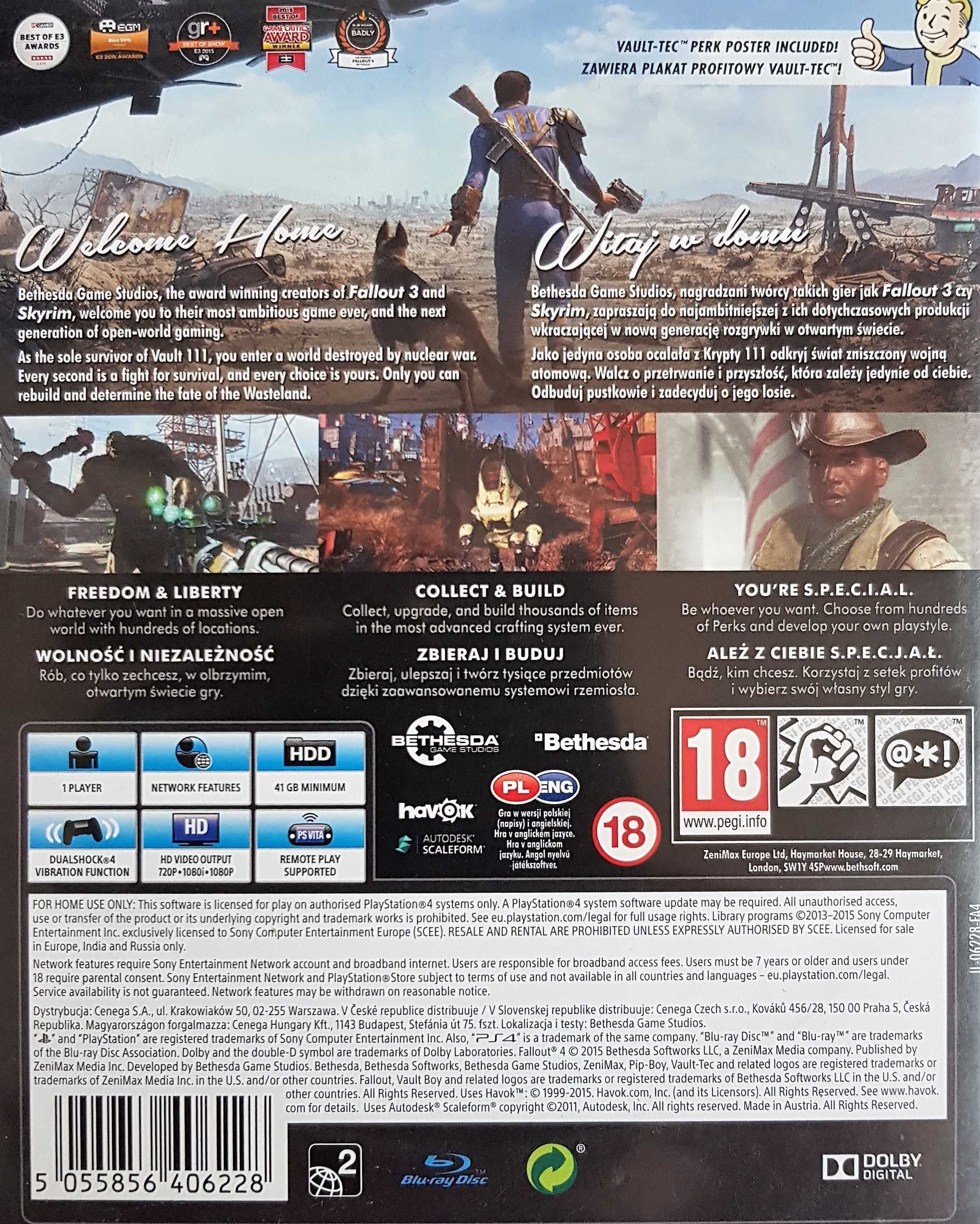 FALLOUT 4 PL Playstation 4 Playstation 5 PS4 PS5 Sklep Multigames