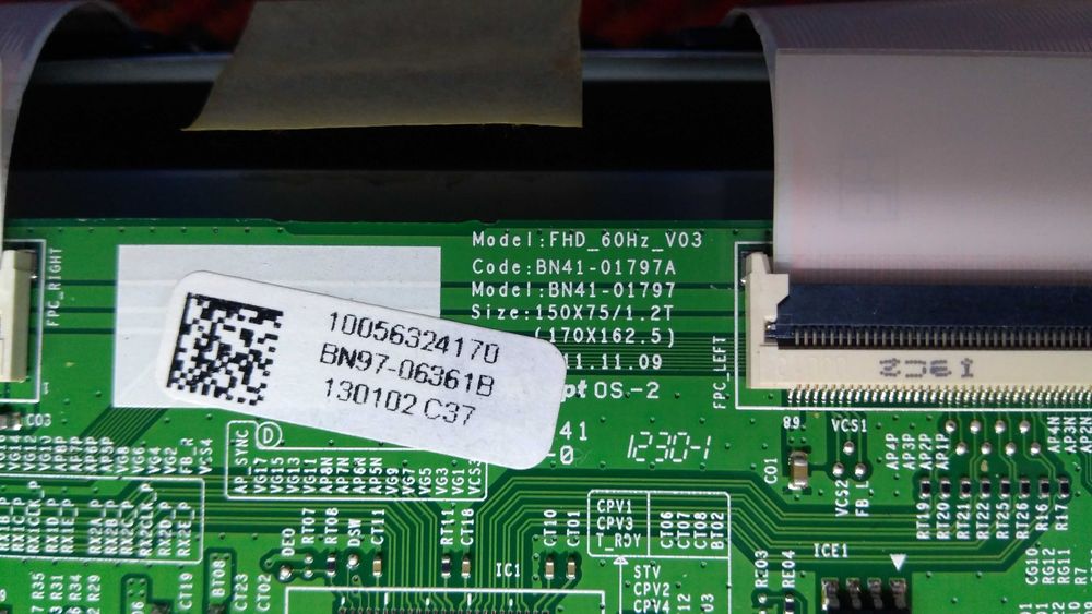 Samsung UE32EH5000 на запчастини