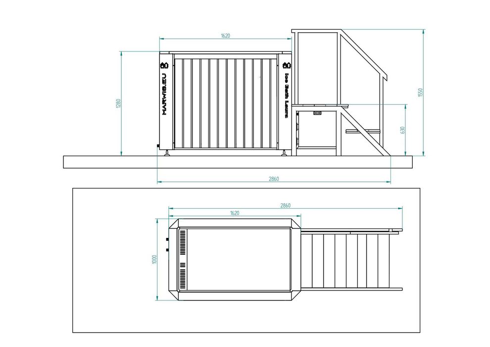 Rewolucyjna Wanna Termalna Ice Bath Laura 2w1 – wanna do morsowania