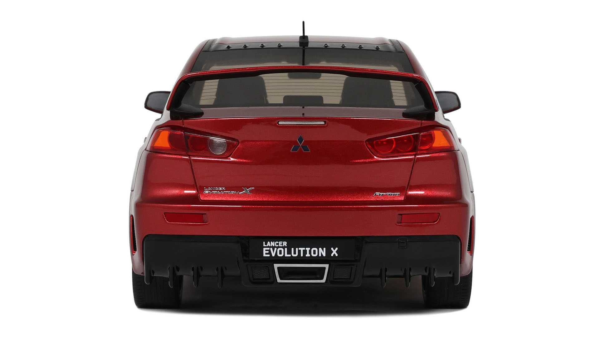 Model 1:18 Otto Mitsubishi Lancer Evo X FQ-400, 2012 red (OT1084)