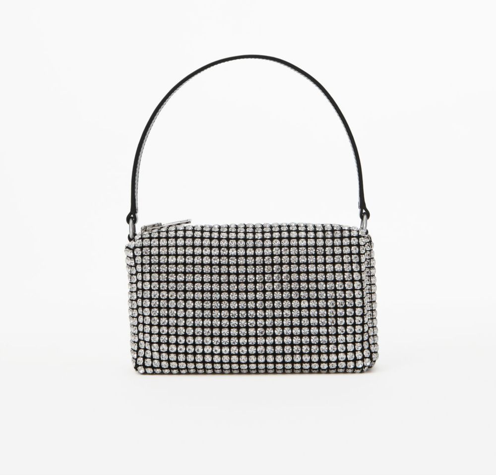 Сумка зі стразами в стилі Alexander Wang