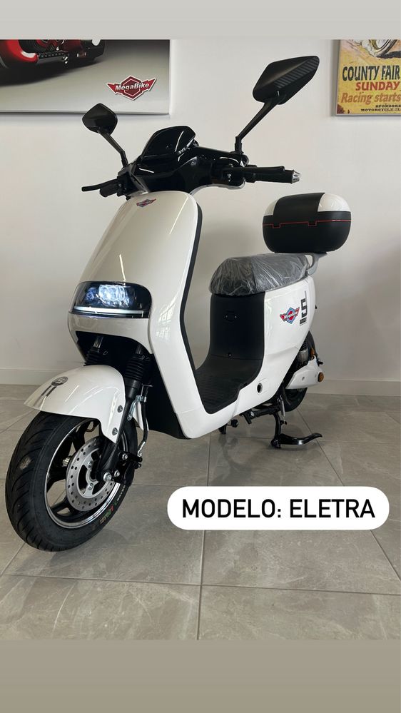 MOTAS ELETRICAS SEM CARTA DE CONDUÇÃO, Autonomia até 80km (Escolha)