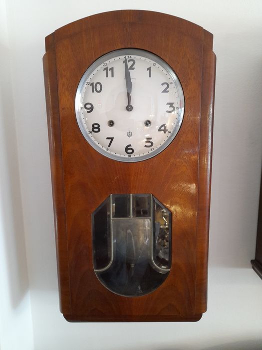 Relógio de Parede da Reguladora - anos 40/50 funciona Top