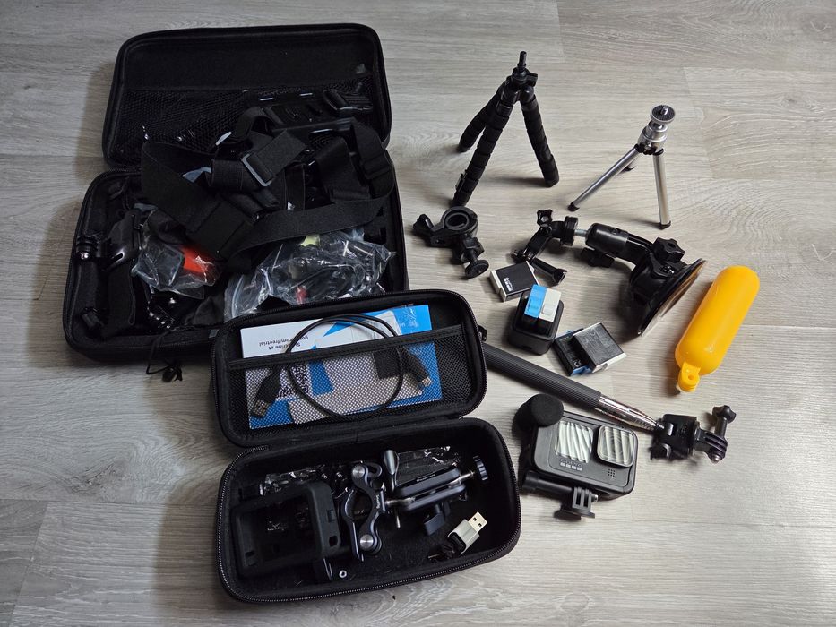 Kamerka go pro 9 black z akcesoriami