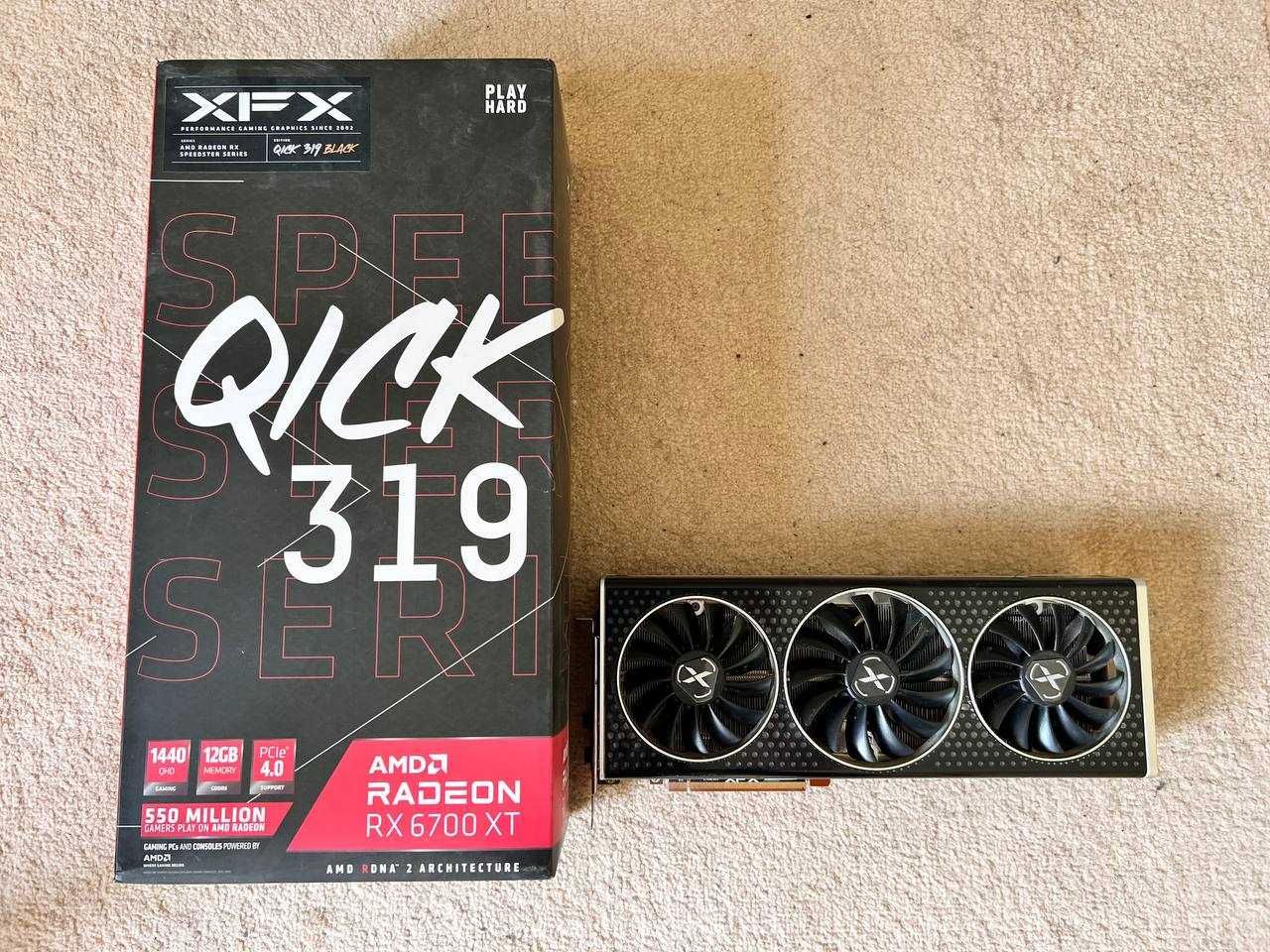 XFX RX 6700 XT Speedster Qick 319 12GB GDDR6