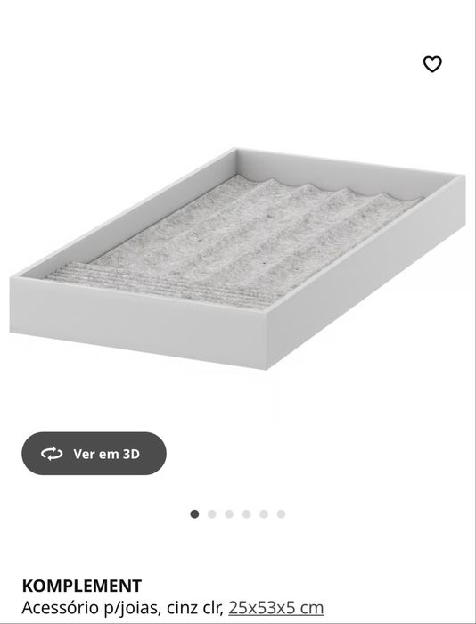 Komplement IKEA - organizador joias roupeiro