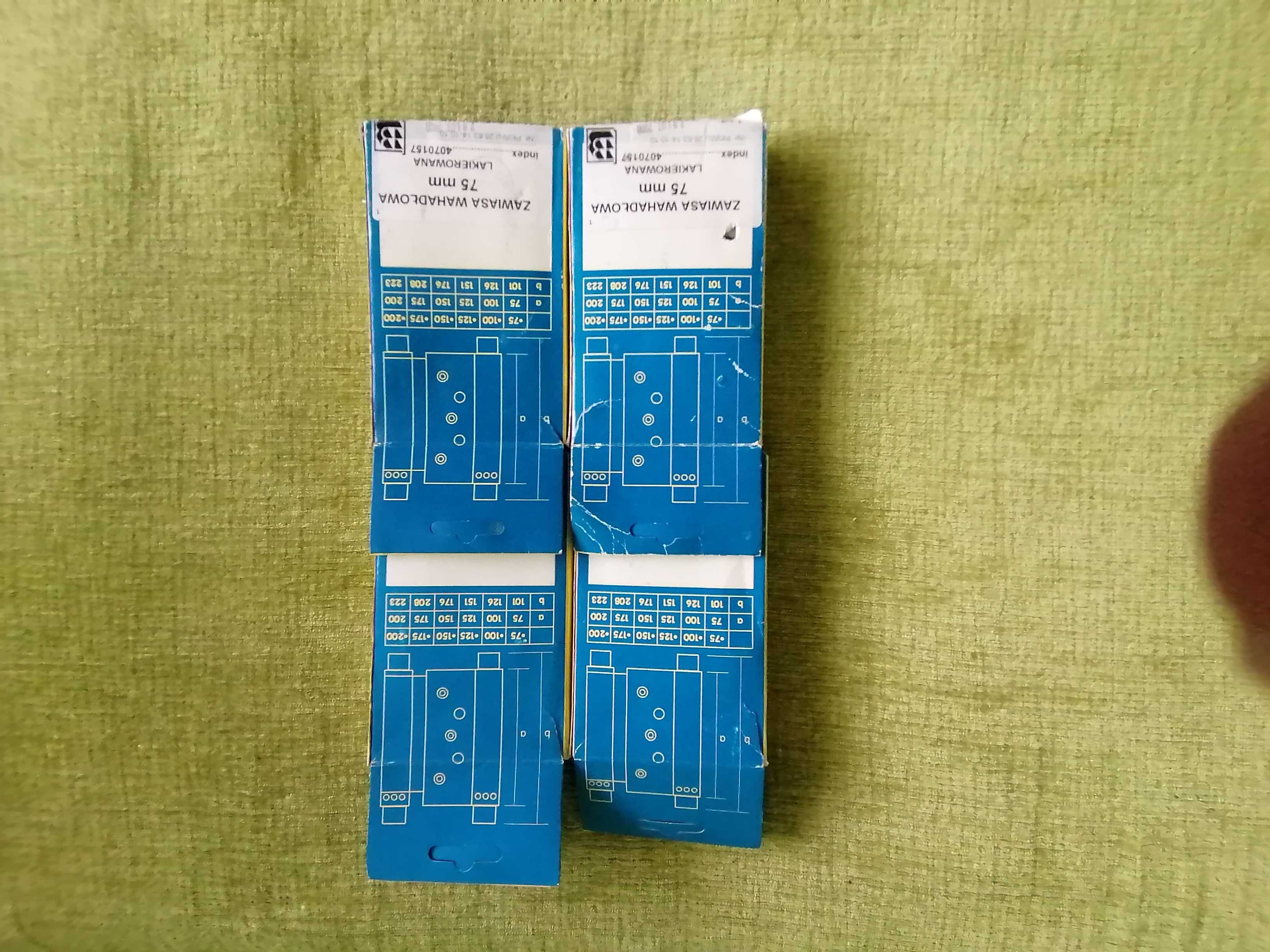 Zawiasa Wahadłowa 75 mm lakierowana METALPLAST-CZĘSTOCHOWA - 4 szt.