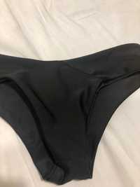 Parte baixo bikini preto asa delta