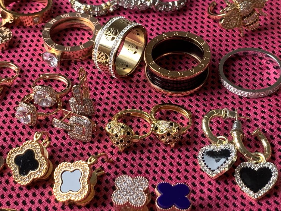 Бижутерия,мед золото.