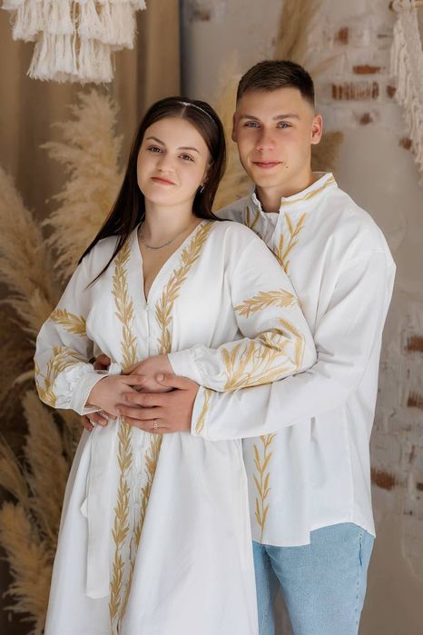 Вишита сукня/чоловіча сорочка