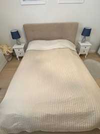 Łóżko tapicerowane 140cm