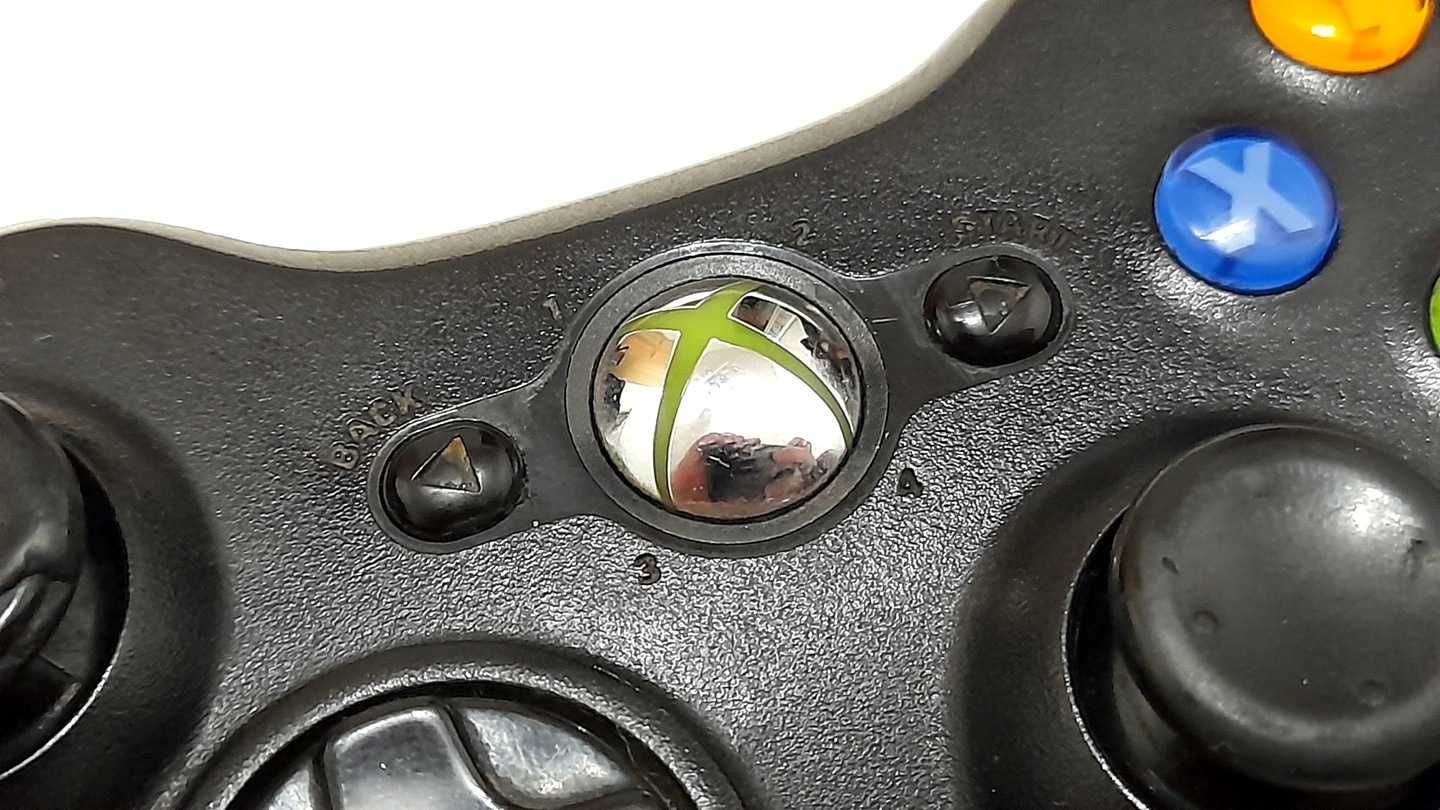 ORYGINALNY Bezprzewodowy PAD XBOX 360 XBOX360 + zestaw 4 baterii