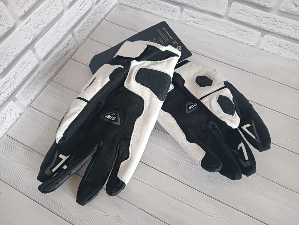 Мотоперчатки кожаные Dainese Mig C2 рукавиці для мотоцикла два вида