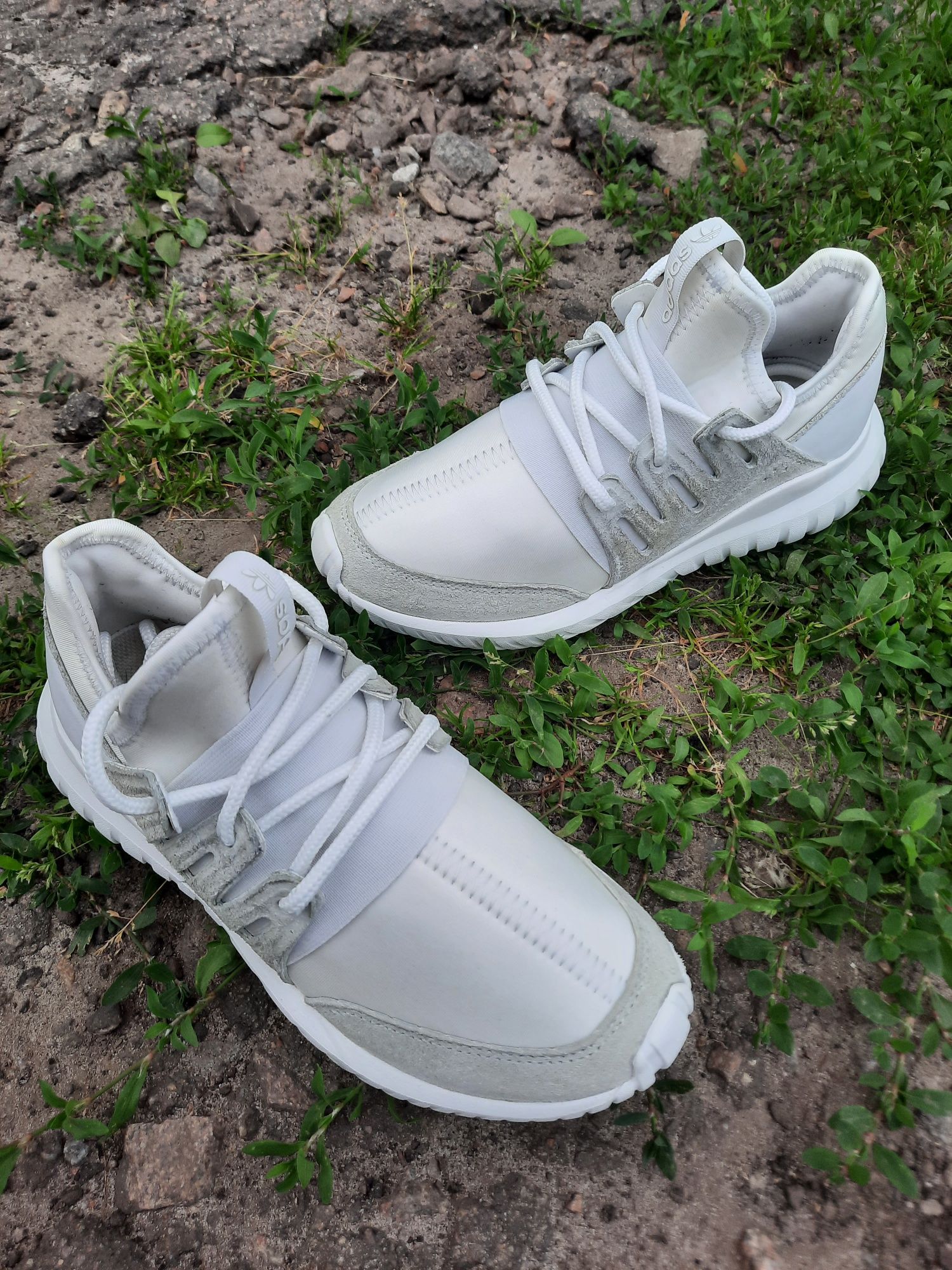 Крутые кроссовки кросівки adidas tubular radial оригинал 24см р.37