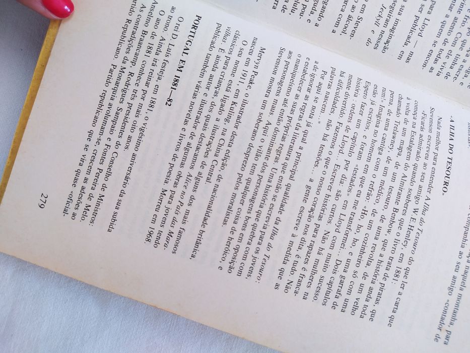 A Ilha do Tesouro. Ano 1985. Robert Louis Stevenson.