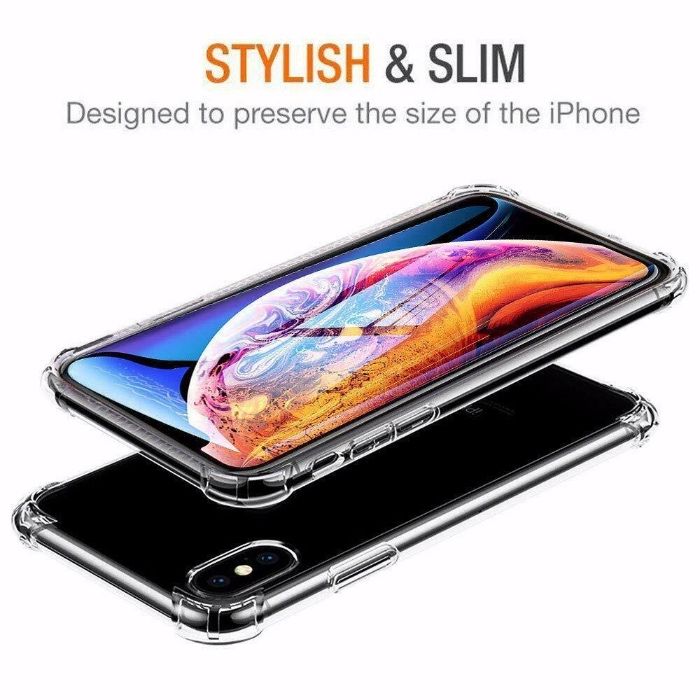 Z501 Capa Anti-choque Silicone Transparente iPhone XR