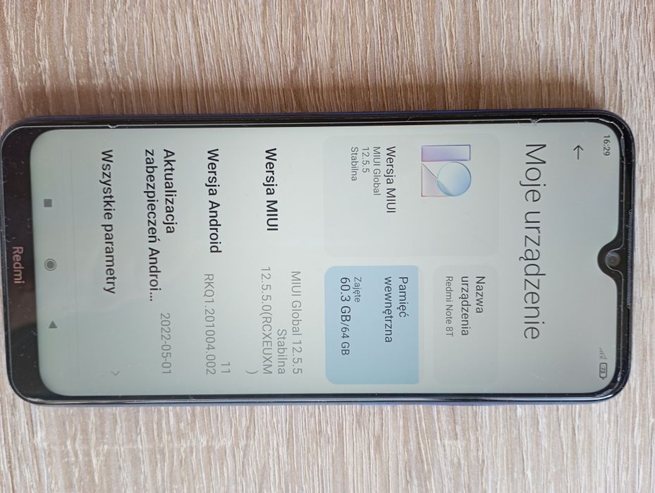 Redmi Note 8T 64G plus szybka