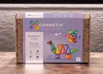 Connetix Pastel Mini 32 el. – Klocki Magnetyczne 3D dla Dzieci