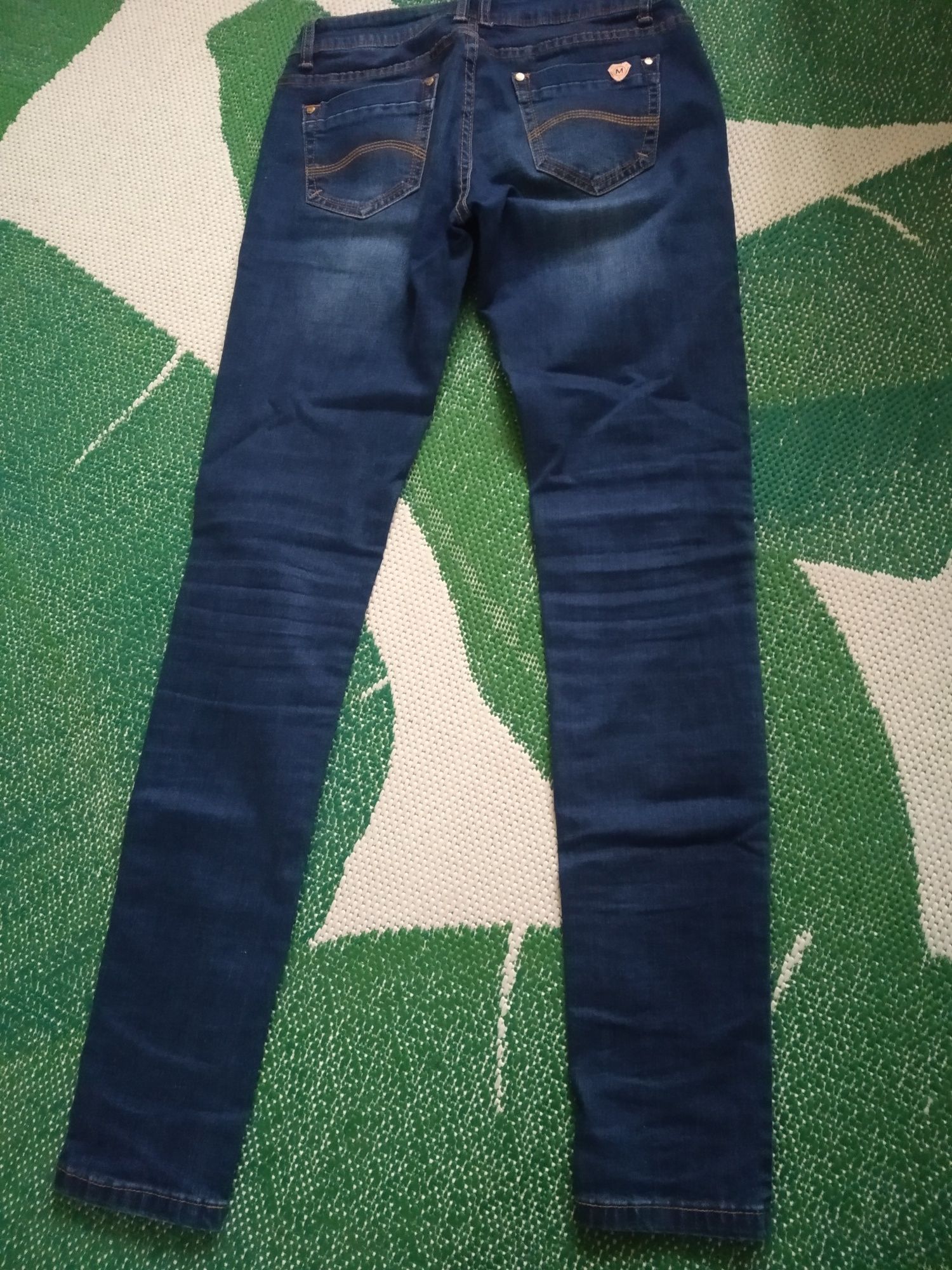 Spodnie jeansowe 36/38 rurki